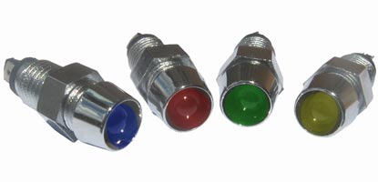 LED Signal lamp 8mm amber blue green red LED Signal lamp 8mm amber blue green red
